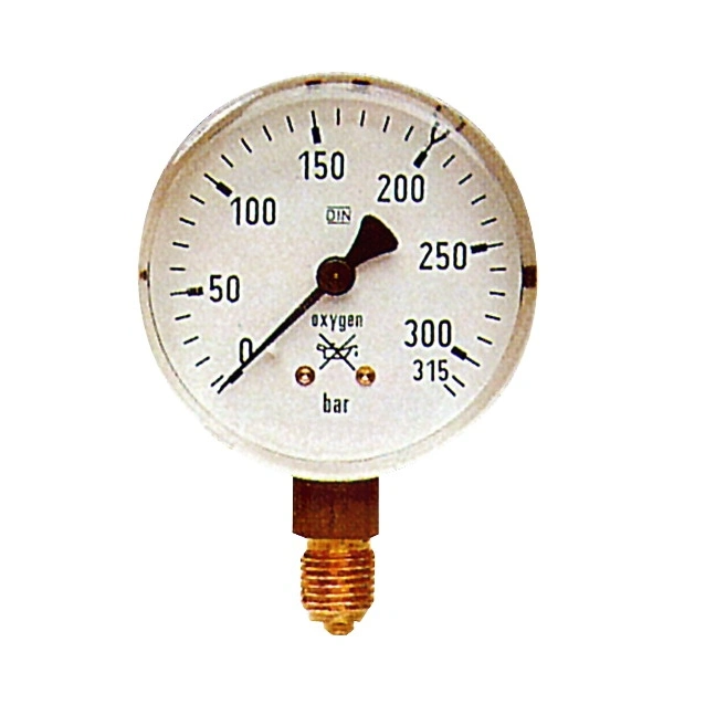 GCE manométer Oxigén 315/200 bar 63 mm F013299