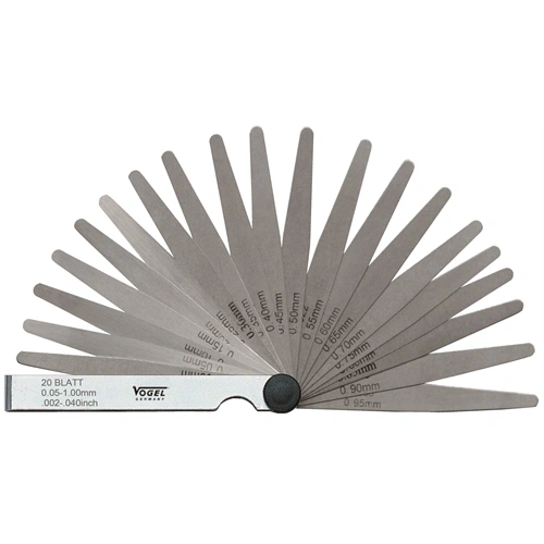 Vogel hézagmérő 0.05-1.00 mm 20 lapos rugóacél F013483