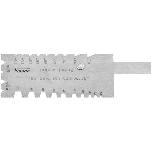 Vogel kombinált menetmetsző/vágó sablon (trapézmenet 2-12 mm vágásszög 40-80°  Whitworth 55/Metrikus 60°) F018616