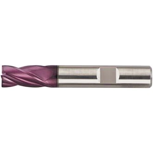 Format tömör keményfém rövid ujjmaró négyélű DIN6527 TiAlN 14mm F021182