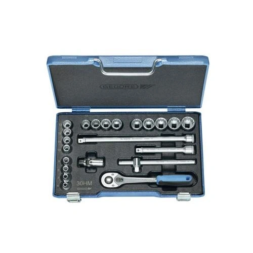 Gedore dugókulcs készlet 3/8", 22 részes, UD profil 6-22 mm (D 30 HMU-10) F037211