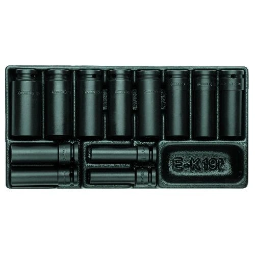 Gedore gépi dugókulcs betét készlet 1/2" 1/3 ES modulban (1500 ES-K 19 L) F040698