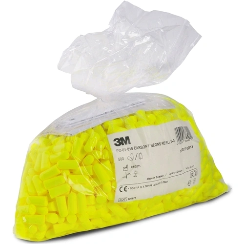 3M PD-01-010 EARsoft neonsárga füldugó utántöltő csomag 2000 pár/krt F045277