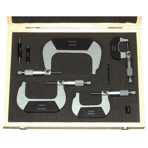 Vogel mikrométer készlet 0-100 mm/0.01 F048162