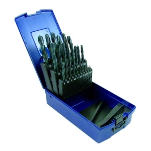 PTG csigafúró készlet köszörült DIN338N HSSE Co5 1.0-10.0x0.5mm 19 részes F054013