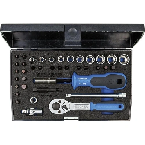 Gedore dugókulcs készlet 1/4" 40 részes UD-IN-IS-PH-PZ-TX (D 20 TMU-10) (Format katalógus) F055585