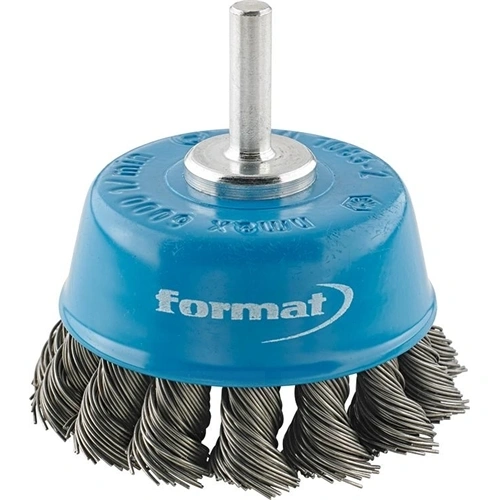 Format fazékkefe fonott acéldrót 0.50mm 65mm F055821