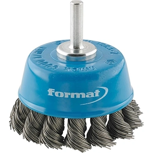 Format fazékkefe fonott acéldrót 0.50mm 65mm F055821