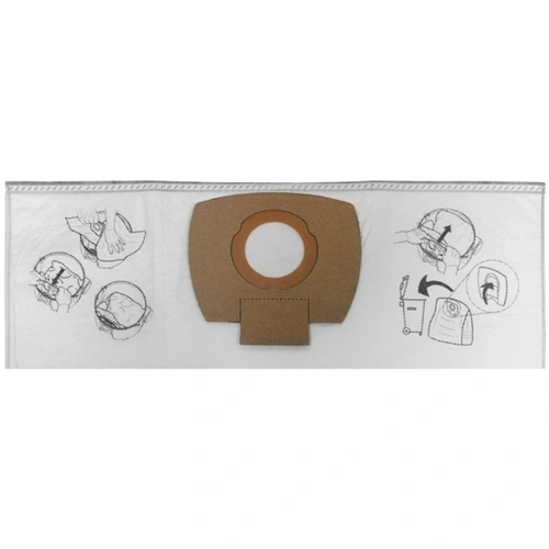 Makita Gyapjú porzsák VC2512L/VC3011L-hez 5db F057581