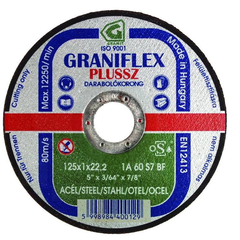 Gránit vágókorong 150x1.6x22.23 1A46S7BF 80 (Graniflex Plussz) F060406