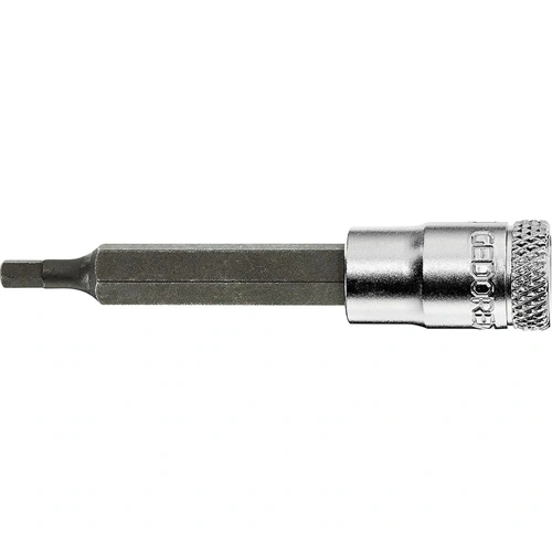 Gedore imbusz dugókulcs betét 1/4", hosszú, belső hatszög 3 mm (IN 20 L 3-60) (Format katalógus) F060788