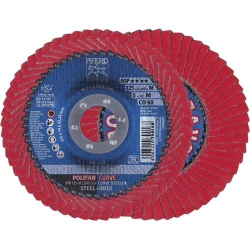 Format lamellás 125mm P60  RADIAL   F F062360