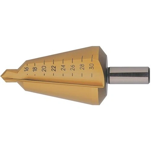 Format kúpos egyenes hornyú lemezfúró HSS TiN 4-31.0mm F063865