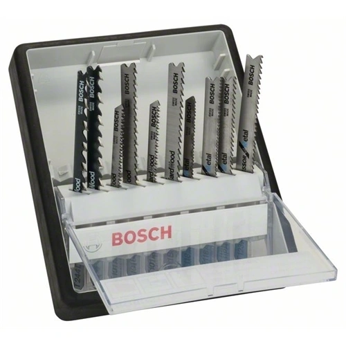Bosch szúrófűrészlap készlet 10 részes fa+fém F066205