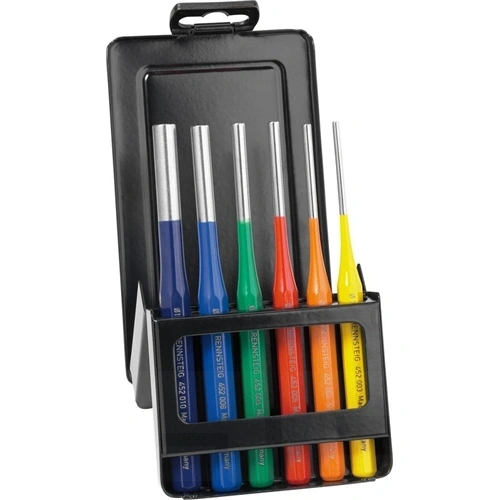 Rennsteig csapszegkiütő készlet excl. 6db-os extra kemény F066579