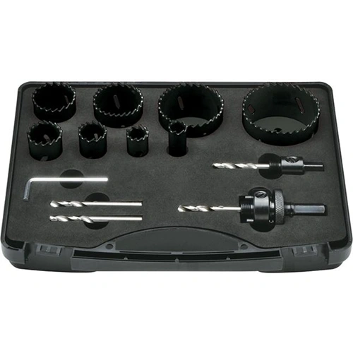 Format HSS bimetál körkivágó készlet 16-67mm, 12 részes F069573