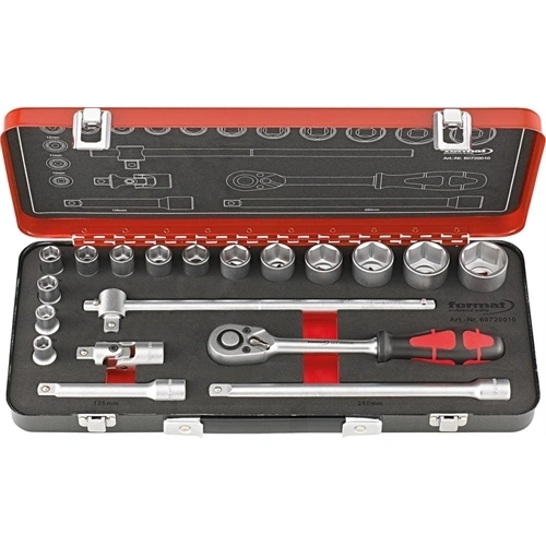 Format dugókulcs készlet 1/2" 10-32mm 18 részes F078265