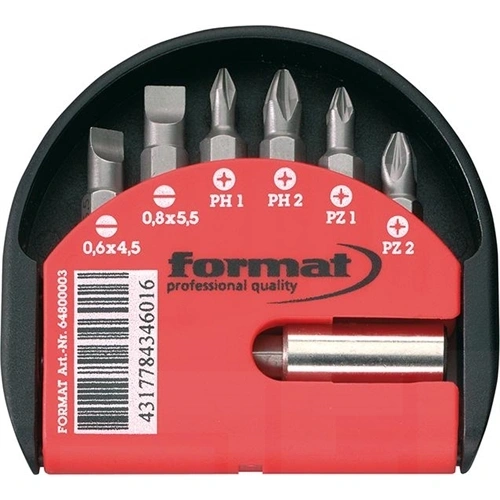 Format bitkészlet 1/4" 7db-os F079375