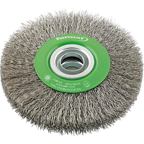 Format körkefe rozsdamentes 125mm F080609