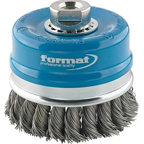 Format fazékkefe fonott acéldrót 0.35mm 80mm F080647