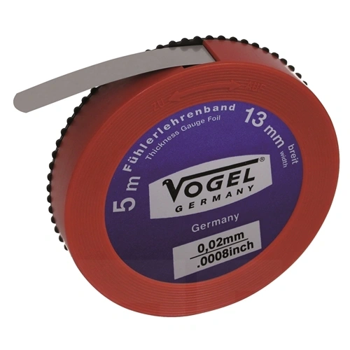 Vogel hézagmérő szalag 5m/0.02 mm rugóacél F083291