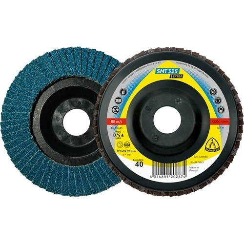 Klingspor lamellás csiszolótányér 125x22.23mm 40 SMT 325 N Kúpos F084784