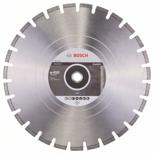 Bosch vágókorong, gyémánt 450x3.2x25.4 mm aszfalt F084926