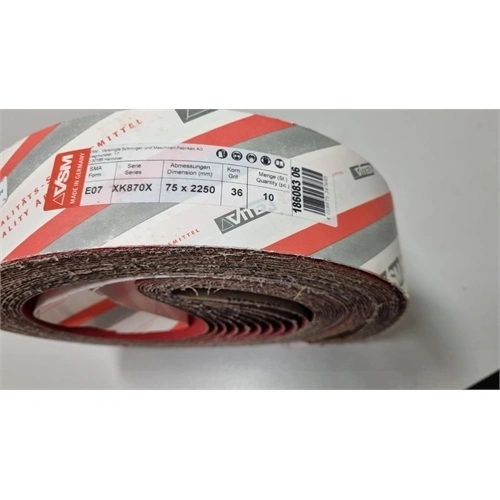 Csiszolószalag végtelenített 75x2250 P36 XK870X F089924