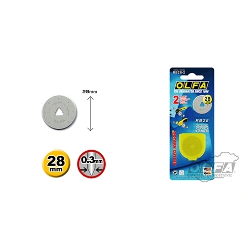 Olfa 28 mm-es körpenge (patchwork) RB-28-2 (2 db/csomag) F091968