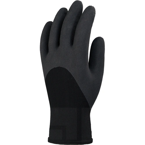 Szerelőkesztyű téli fekete HP latex tenyér 3/4 hát 9 F095167