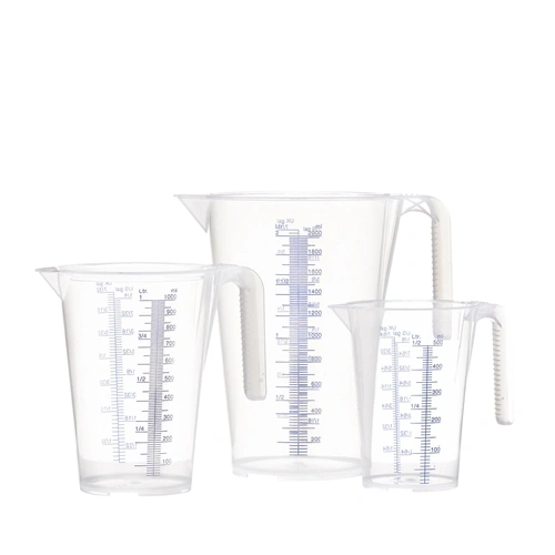 Pressol műanyag mérőedény készlet 0.5, 1, 2 l, átlátszó F098518