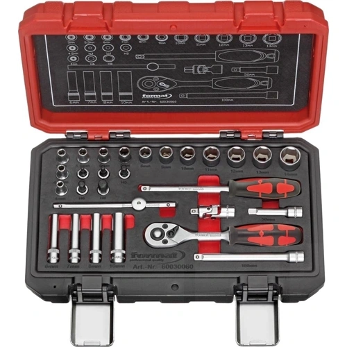 Format dugókulcs készlet 1/4" 28 részes F100023