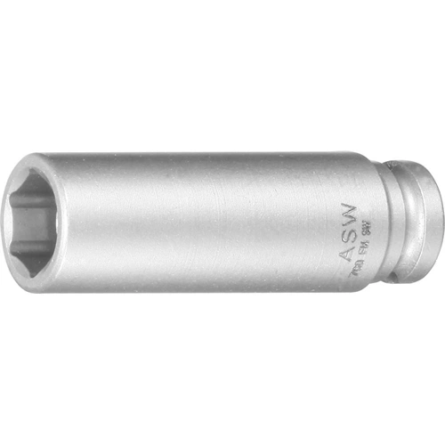ASW erősített dugókulcs 1/4" 8mm mágnes hosszú F100128