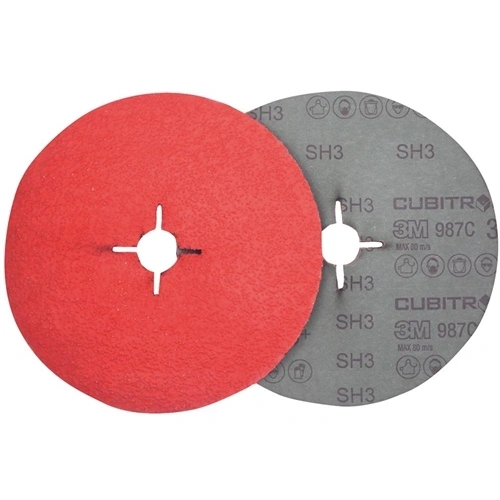 3M Cubitron II 987C fíbertárcsa, 60+, 180 mm x 22 mm (Format katalógus) F100368