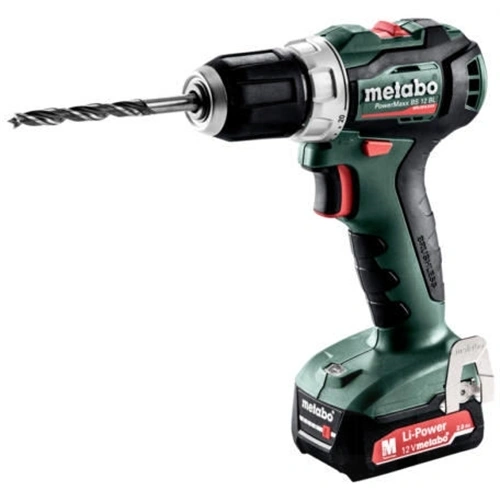 Metabo PowerMaxx BS 12 akkus fúró-csavarozó 1x2.0Ah, töltő, kartonban F102901