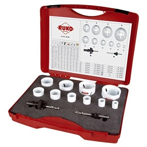 Ruko univerzális körkivágó készlet HSSE Co5 F110867