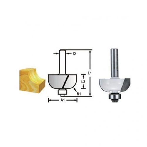Makita Holker kés befogó: 8 átmérő: 19 rádiusz: 3.2 F112898