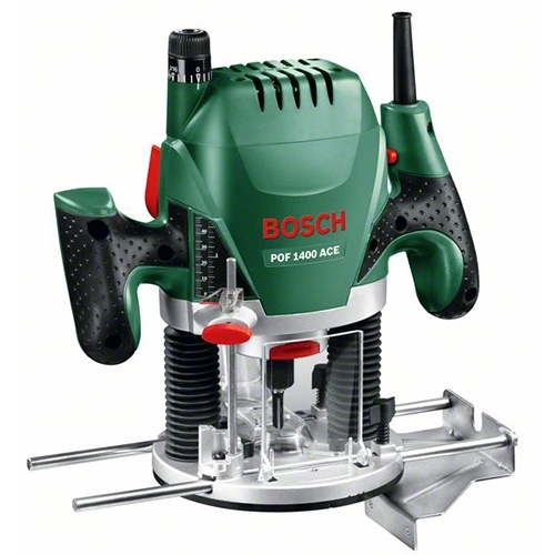 Bosch POF 1400 ACE felsőmaró 6 részes marókészlettel 1400W F114256