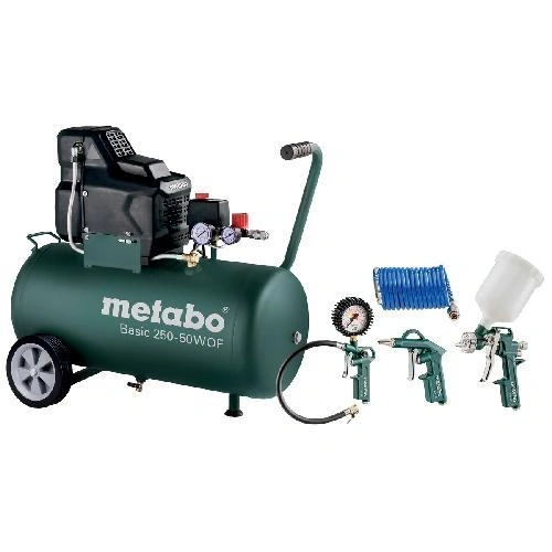 Metabo Basic 250-50 W OF+LPZ 4 Set olajmentes kompresszor 1500W 50l F114458