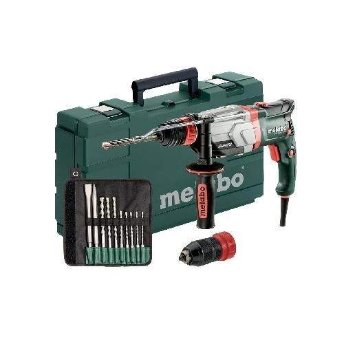 Metabo UHEV 2860-2 Quick Set (2 cseretokmány +10 részes fúró-véső készlet) 1100W 3.4J F115711