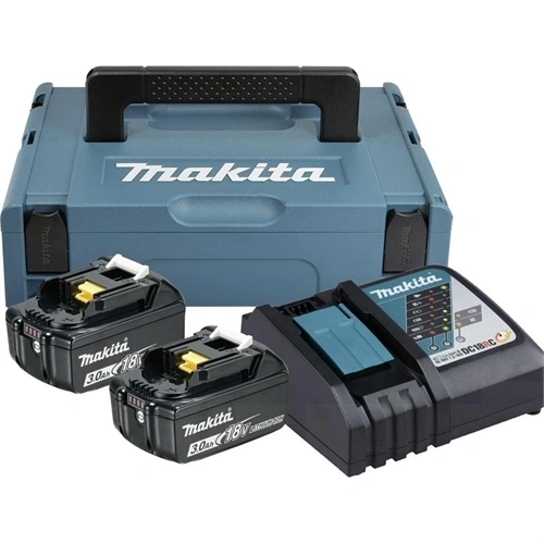 Makita 197952-5 18V LXT Li-ion 2x3.0Ah akku + DC18RC töltő készlet + MAKPAC F115769