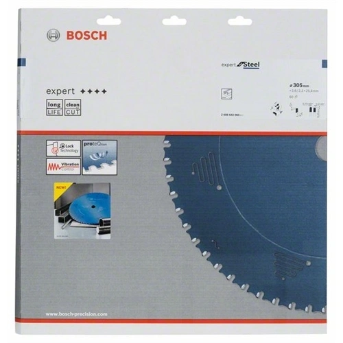 Bosch körfűrészlap 305x25.4/60 Expert for Steel F122649