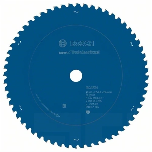 Bosch körfűrészlap 305x25.4/60 Expert for Stainless Steel F122650