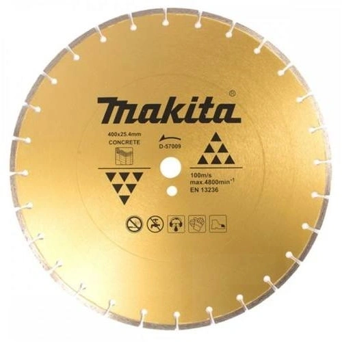 Makita gyémánt vágókorong 400x25.4x7.5mm F123124
