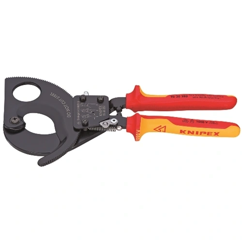 Knipex VDE racsnis kábelvágó 280mm (52mm/380mm2) F124468