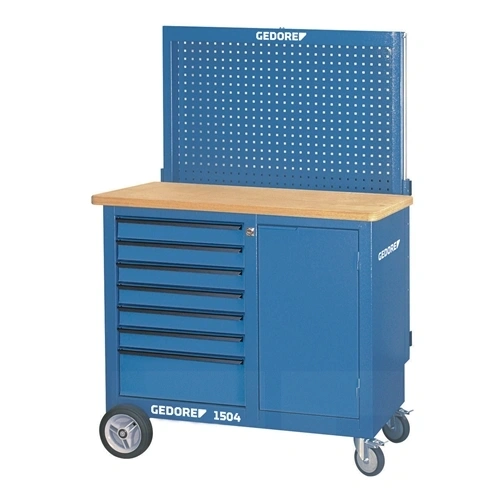 Gedore gurítható munkapad hátfallal + akasztókészlettel (BR 1504 0511 LH) F128507