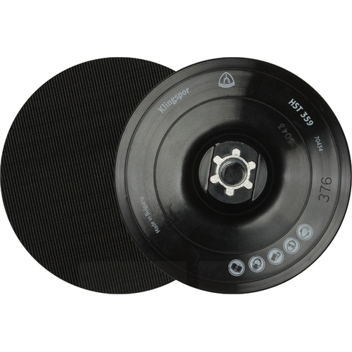 Klingspor tépőzáras gumitányér 115x8mm P HST 359 d: 8 F129680