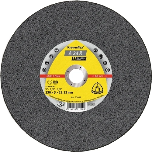 Klingspor vágókorong 100x2.5x16mm A 24 R S Domborított F129848