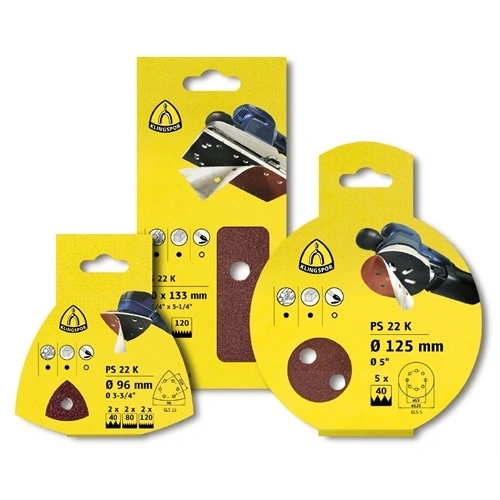 Klingspor kiakasztható tépőzáras tárcsa 96mm P PS 22 K N készlet GLS15 F130333