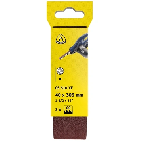 Klingspor kiakasztható keskeny szalag 13x457mm P 120CS 310 XF S F4G 3SRT (3db/csomag) F130399